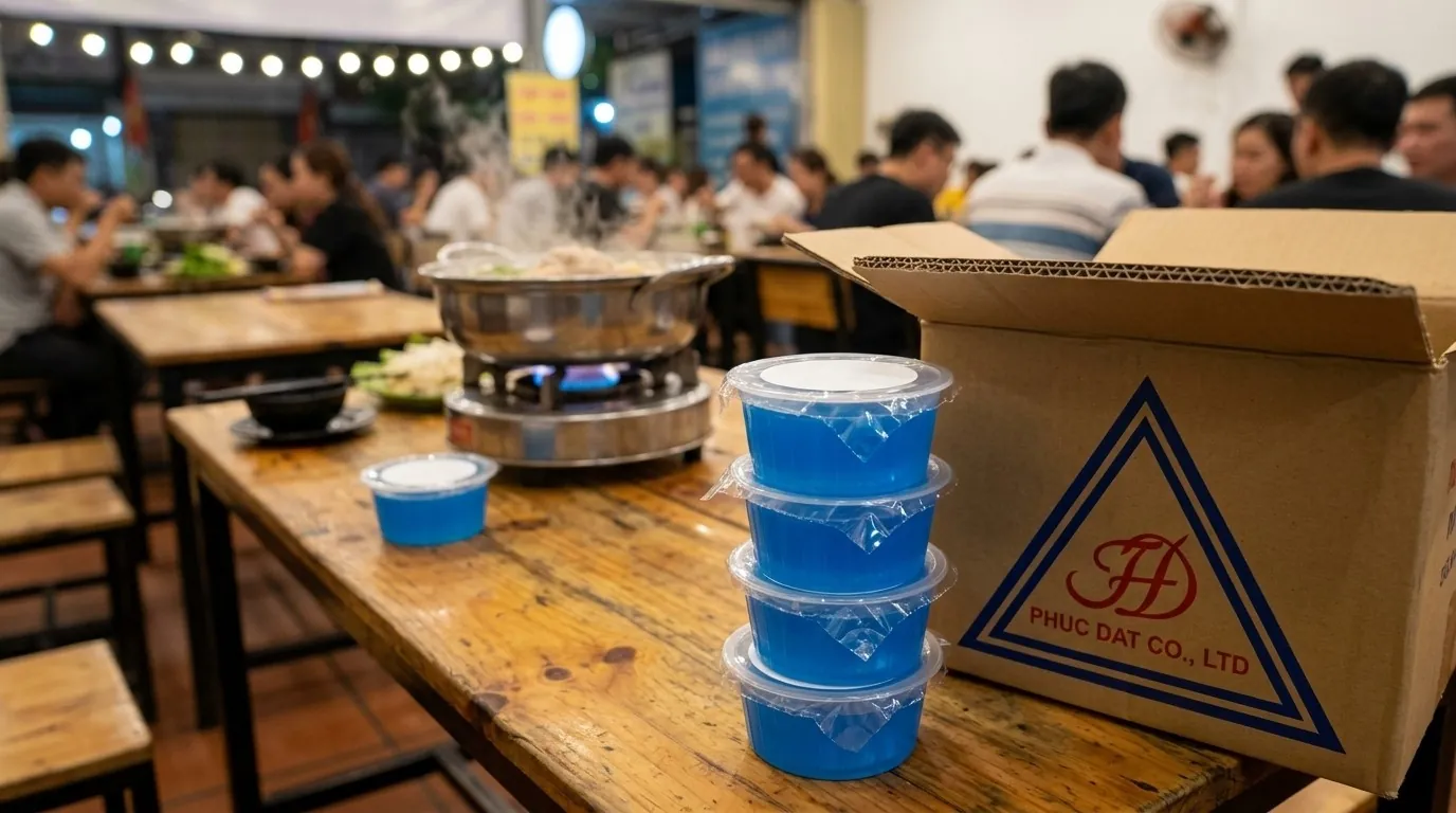 Cồn thạch xanh dùng đun lẩu